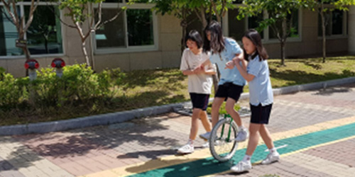 외발 자전거 영어