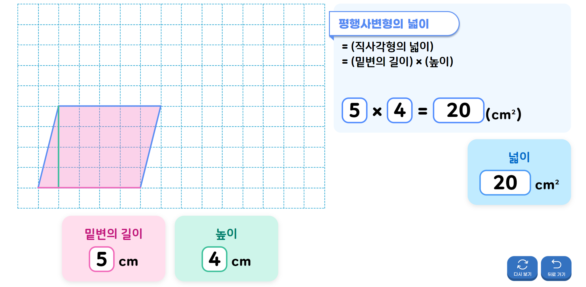 다각형의 넓이